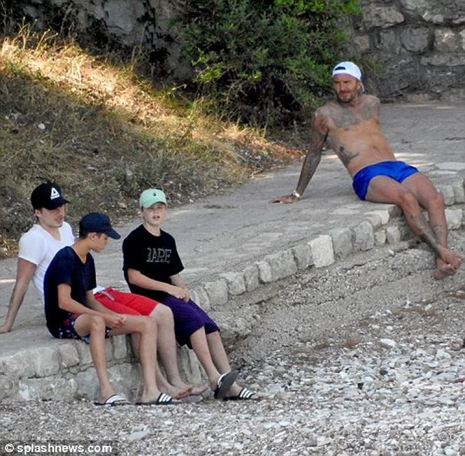 Gia đình David Beckham cùng nhau đi nghỉ dưỡng tại Croatia ảnh 2
