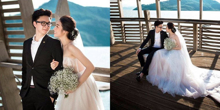 Á hậu Tú Anh hé lộ ảnh cưới hạnh phúc cùng chồng ảnh 1