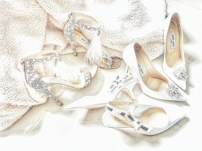 Lan Khuê mạnh tay chi gần 100 triệu cho 3 đôi giày cưới ảnh 4