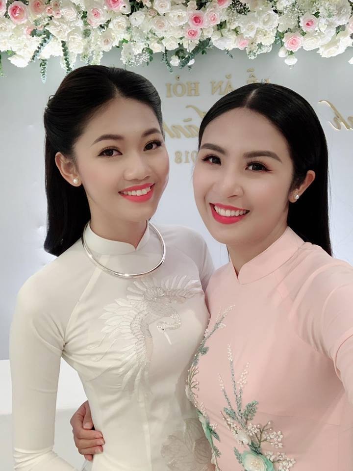 Á hậu Thanh Tú xinh đẹp rạng rỡ trong ngày ăn hỏi ảnh 2