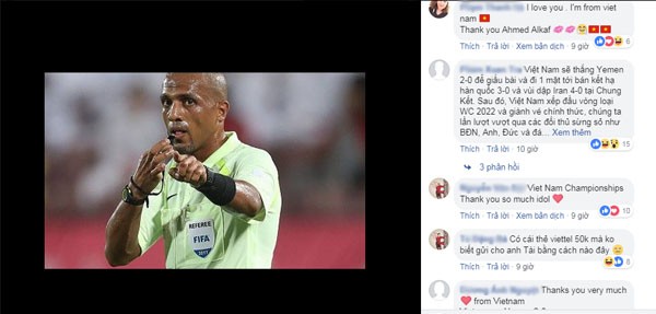 Sau một trận đấu, Ahmed Al-Kaf trở thành trọng tài 'vạn người mê' ảnh 3