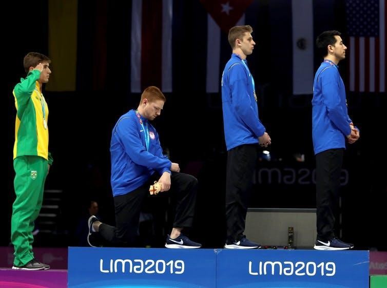 Mâu thuẫn giữa tính Trung lập về Chính trị và tuyên ngôn vì Hòa bình tại các kỳ Thế vận hội ảnh 3