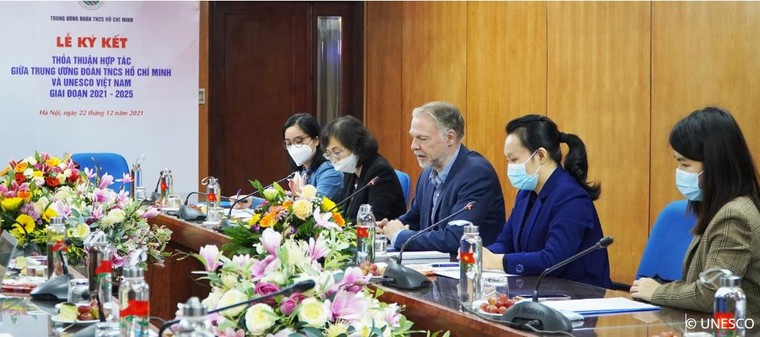 Trung ương Đoàn và UNESCO ký thỏa thuận hợp tác tại Việt Nam giai đoạn 2021 – 2025 ảnh 2