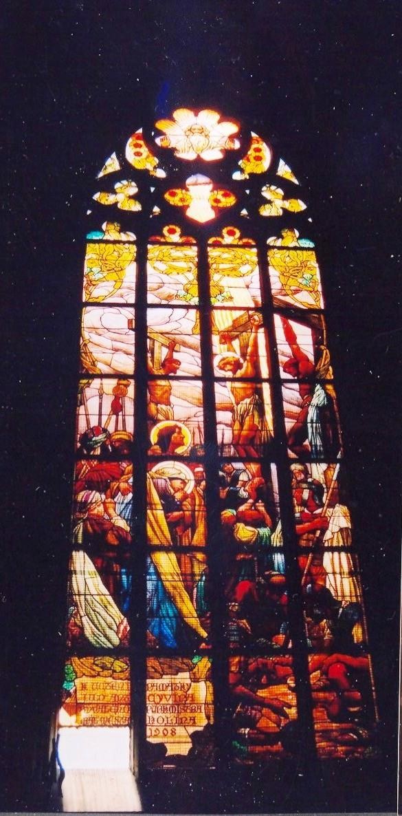 Câu chuyện về những ô cửa kính màu tại Nhà thờ Thánh Bartholomew, Kolín ảnh 4