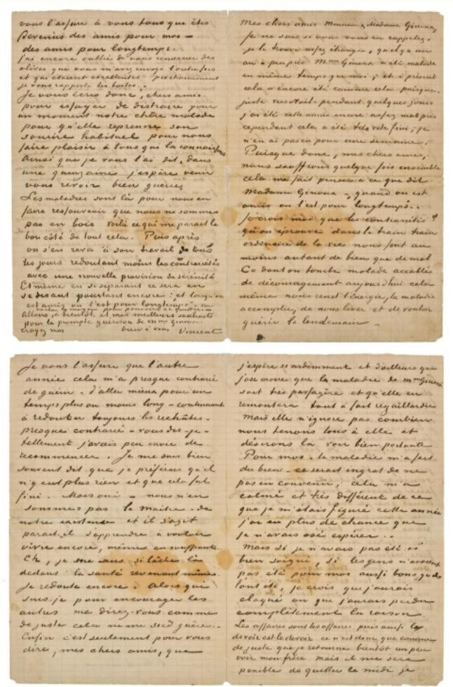 Bức thư của Vincent van Gogh sắp được bán đấu giá, ước tính đạt mức 250.000 euro ảnh 1