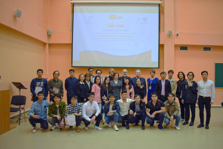 Hội thi Olympic tiếng Nga dành cho sinh viên dự bị Việt Nam nhân Ngày Quốc tế tiếng Nga ảnh 1