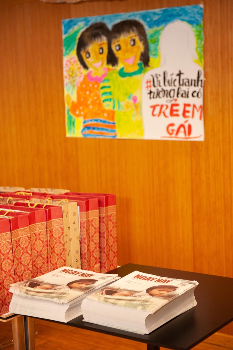 Những khoảnh khắc đẹp tại buổi toạ đàm 'Báo chí vì bức tranh tương lai có trẻ em gái' ảnh 7