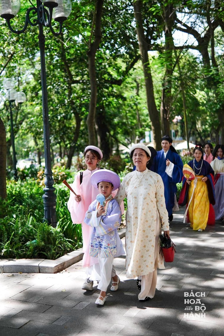 'Bách hoa bộ hành': Việt phục xuống phố ảnh 5