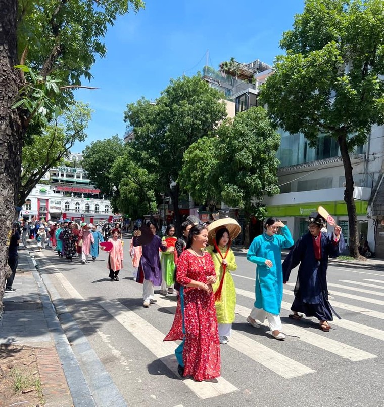 'Bách hoa bộ hành': Việt phục xuống phố ảnh 8