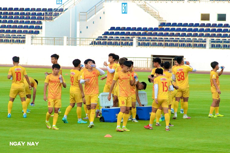 U22 Việt Nam tập huấn tại Bà Rịa Vũng Tàu, chạy đà cho SEAGames 32 ảnh 1