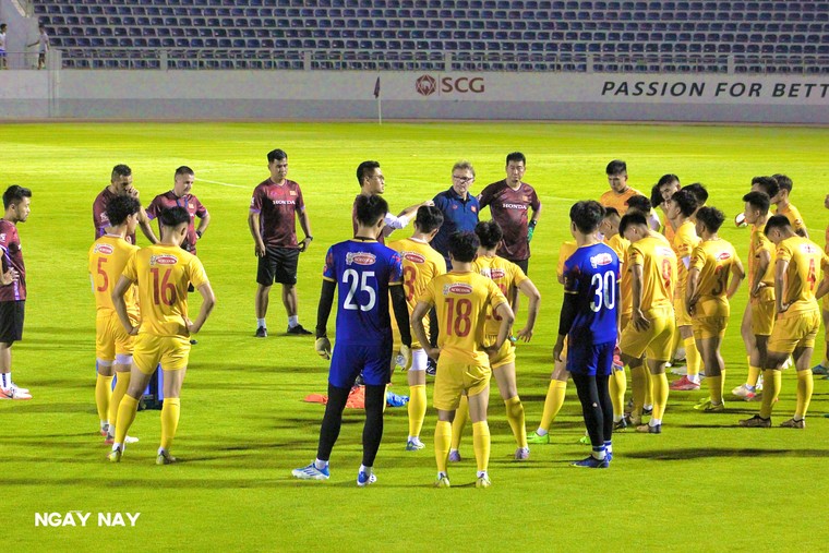 U22 Việt Nam tập huấn tại Bà Rịa Vũng Tàu, chạy đà cho SEAGames 32 ảnh 6