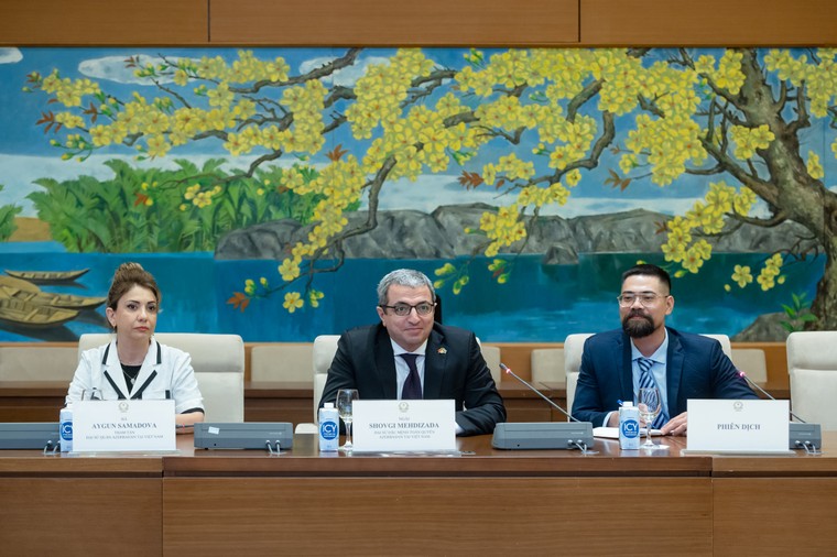 Nhóm Nghị sĩ hữu nghị Việt Nam – Azerbaijan gặp mặt Đại sứ Azerbaijan tại Việt Nam ảnh 4
