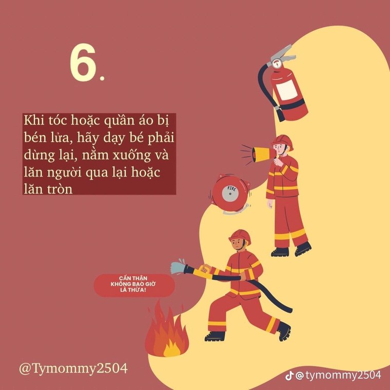 7 kỹ năng sinh tồn trong đám cháy cho trẻ ảnh 6