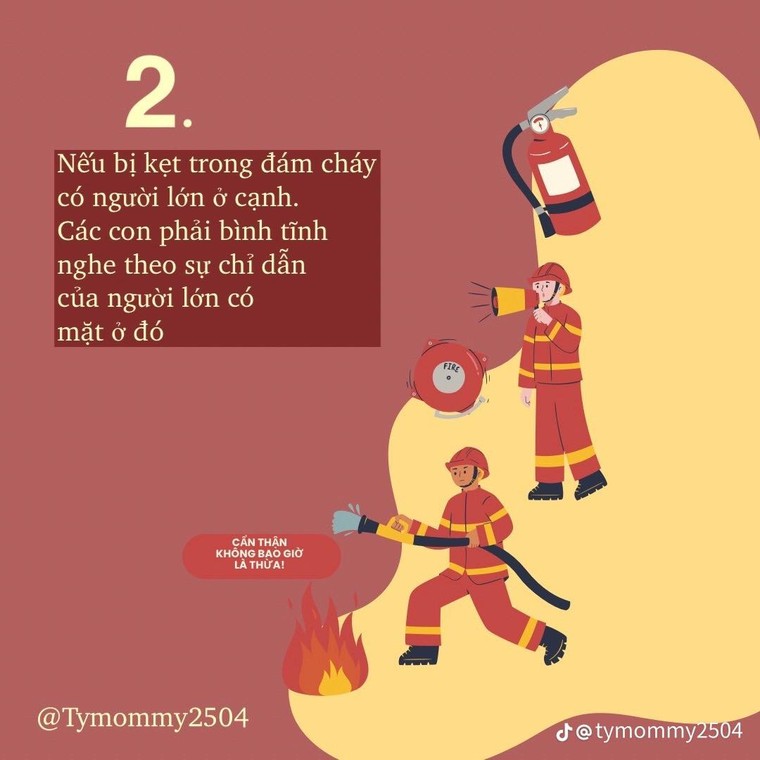7 kỹ năng sinh tồn trong đám cháy cho trẻ ảnh 2