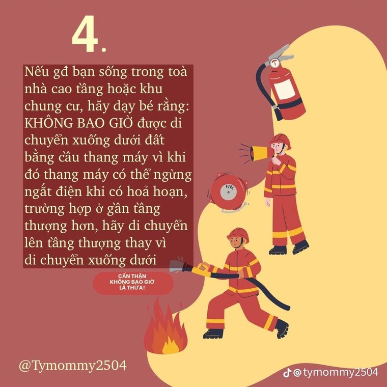 7 kỹ năng sinh tồn trong đám cháy cho trẻ ảnh 4