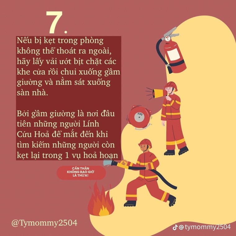 7 kỹ năng sinh tồn trong đám cháy cho trẻ ảnh 7