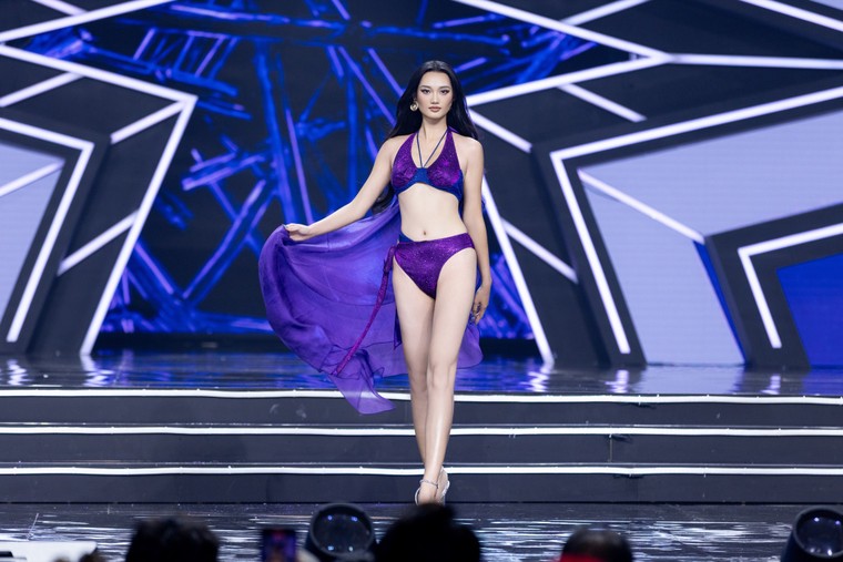 Nguyễn Quỳnh Anh lọt top 5 trình diễn dạ hội xuất sắc tại bán kết Miss Universe Vietnam 2024 ảnh 2