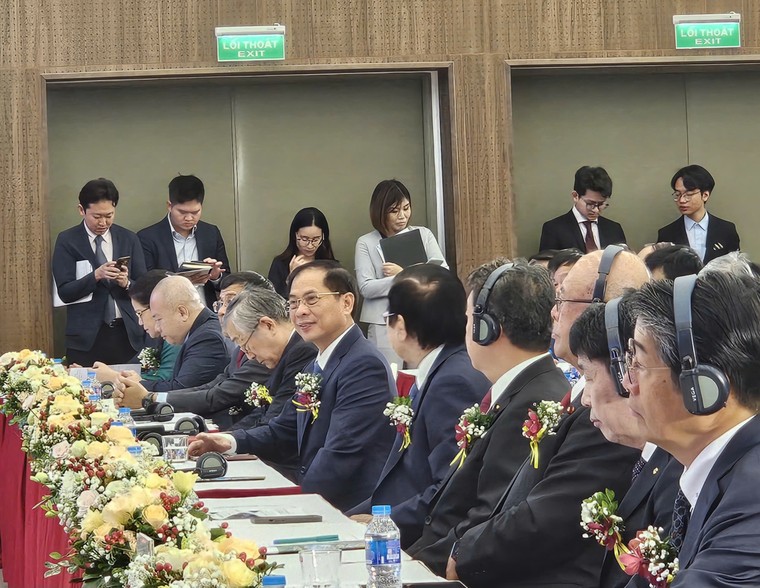 Phó Thủ tướng, Bộ trưởng Ngoại giao Bùi Thanh Sơn tham dự Lễ Kỷ niệm 10 năm thành lập trường Đại học Việt Nhật ảnh 1