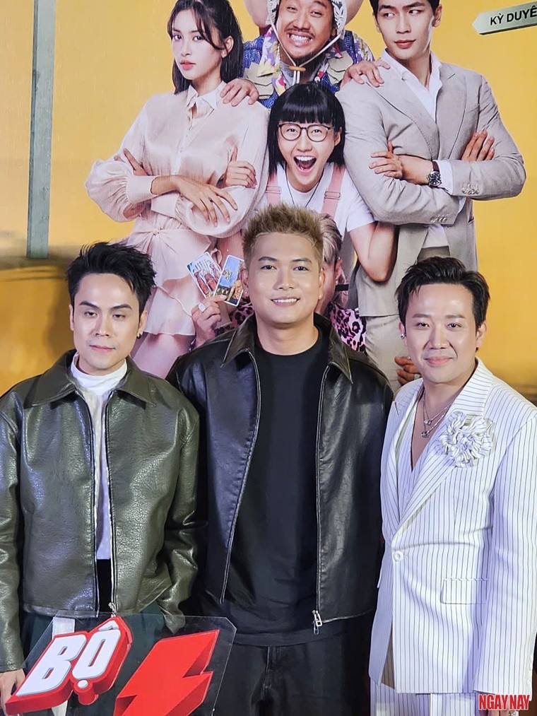 NSND Lê Khanh, Big Daddy, Quân A.P cùng dàn sao tới tham dự họp báo ra mắt phim Tết "Bộ tứ báo thủ" tại Hà Nội ảnh 3