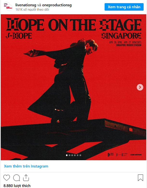 j-hope (BTS) khuấy động Singapore: Bữa tiệc âm nhạc và trải nghiệm mới chờ đón du khách ảnh 1