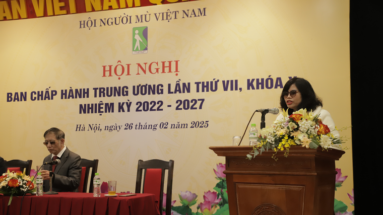 Hội nghị Ban Chấp hành Trung ương Hội Người mù Việt Nam lần thứ VI (2022-2027): Hướng tới sự hòa nhập và phát triển ảnh 1