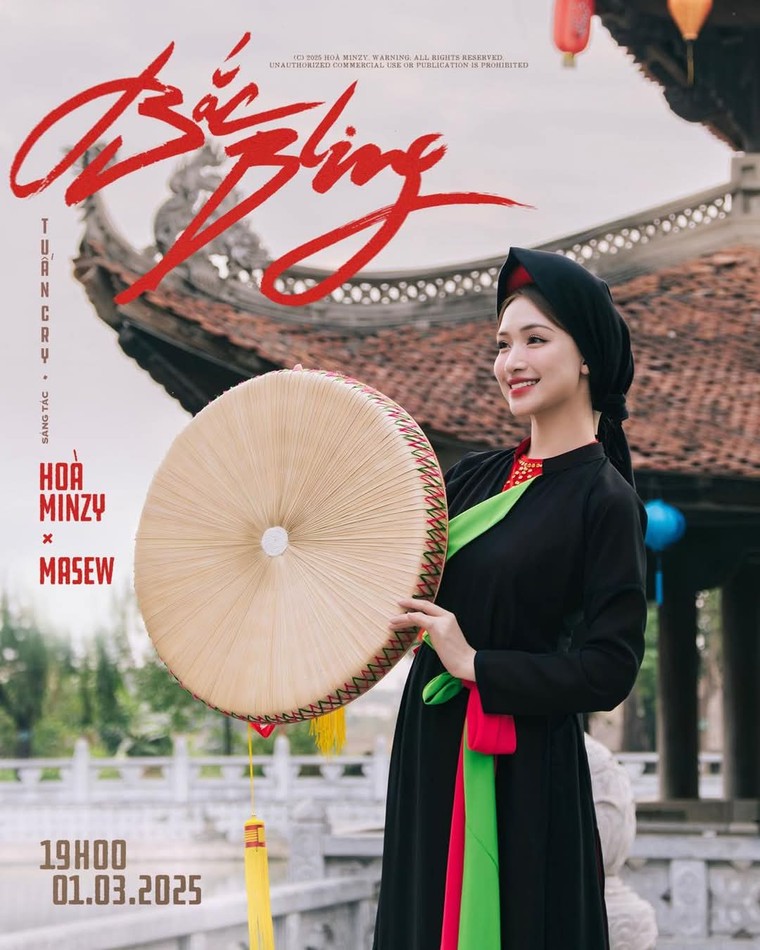 Hòa Minzy nhận bằng khen của Chủ tịch UBND tỉnh Bắc Ninh, ra mắt MV Bắc Bling (Bắc Ninh) tại quê nhà ảnh 2