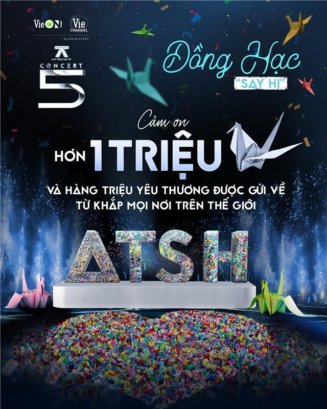 Triệu cánh hạc mang lời yêu thương của người hâm mộ sẽ tung bay rực rỡ tại concert Anh Trai "Say Hi" đêm thứ 5 ảnh 10