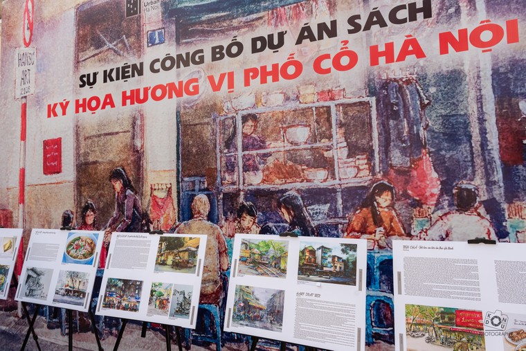 Phóng sự ảnh: Dự án sách “Ký họa hương vị phố cổ Hà nội” - tôn vinh vẻ đẹp ẩm thực Thủ đô ảnh 1