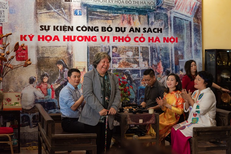 Phóng sự ảnh: Dự án sách “Ký họa hương vị phố cổ Hà nội” - tôn vinh vẻ đẹp ẩm thực Thủ đô ảnh 5