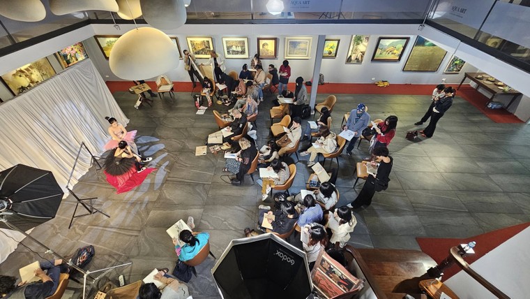 Ký họa ballet: "Những cánh hoa bay" ảnh 1