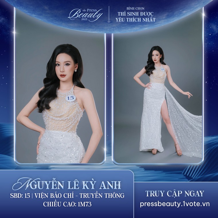 Vẻ đẹp trưởng thành trong trang phục dạ hội của Top 11 Press Beauty 2025 ảnh 2