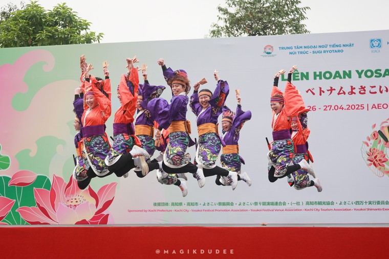 Sắc màu rực rỡ tại Liên hoan Yosakoi Việt Nam 2025 ảnh 10