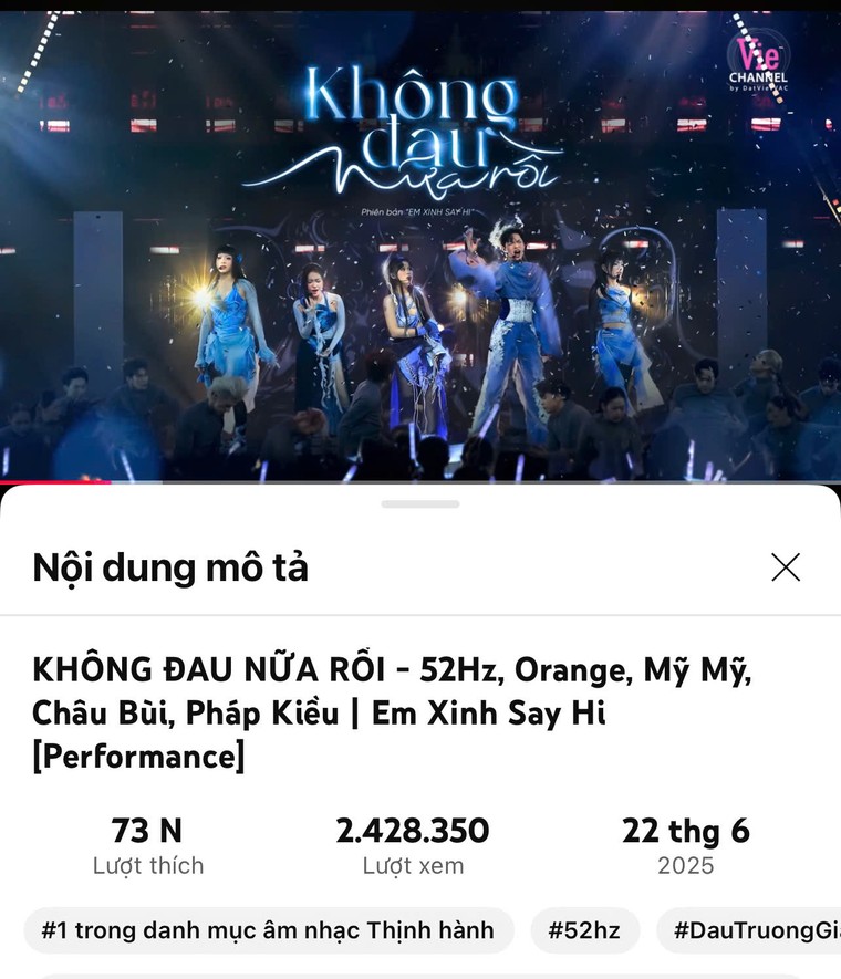 Concert Em Xinh “Say Hi” diễn ra vào tháng 9, loạt bài hát vòng 1 của Live Stage 2 “công phá” Top Trending Âm nhạc ảnh 1