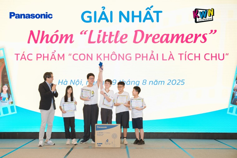 16 bộ phim xuất sắc của các “nhà làm phim nhí” đã được Panasonic vinh danh trong Buổi lễ trao giải chương trình làm phim Qua ống kính trẻ thơ – Kids Witness News 2025 ảnh 4