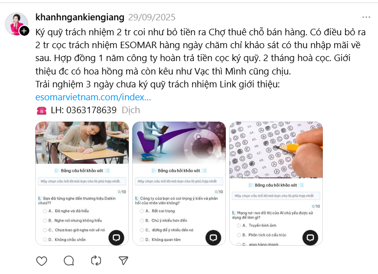 ESOMAR khẳng định không liên quan tới doanh nghiệp ESOMAR INSIGHT VNM của Việt Nam ảnh 6