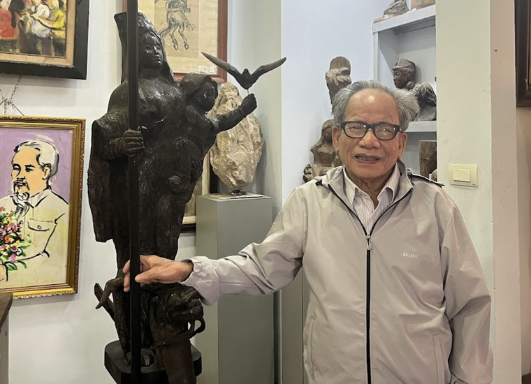 “Tàn nhưng không phế”: Họa sĩ Lê Duy Ứng và hành trình giữ lửa lý tưởng người lính Cụ Hồ ảnh 1