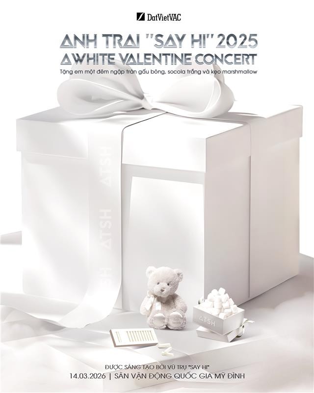 Anh Trai “Say Hi” 2025 Concert và đêm nhạc White Valentine ngập tràn sắc trắng sắp đổ bộ Hà Nội ảnh 1