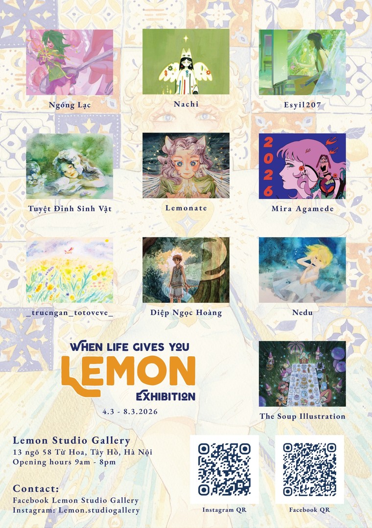Lemon Gallery Studio ra mắt: Không gian mới cho cộng đồng họa sĩ minh họa Việt Nam ảnh 2