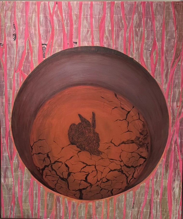 Khai mạc Triển lãm Mỹ thuật sinh viên 2026: Gần 200 tác phẩm mở ra chu kỳ sáng tạo mới ảnh 6