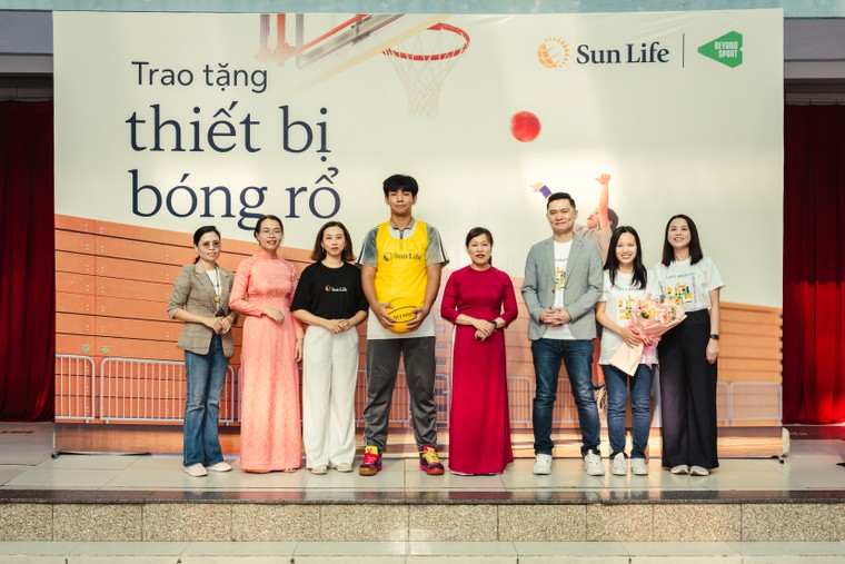 Sun Life triển khai Chương trình "Hoops + Health", mở rộng quy mô thúc đẩy lối sống năng động cho thanh thiếu niên ảnh 3