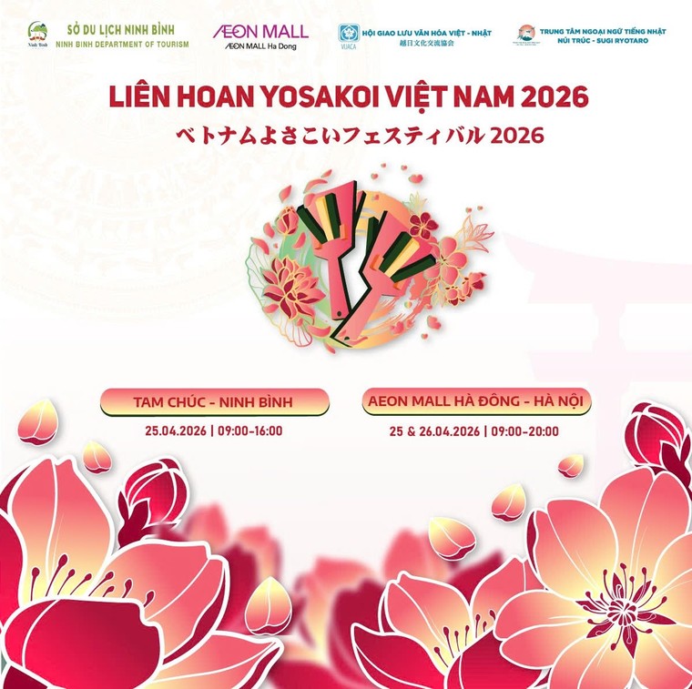 Liên hoan Yosakoi Việt Nam 2026 trở lại với quy mô lớn tại Hà Nội và Ninh Bình ảnh 1