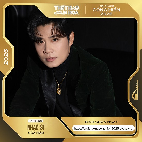 SOOBIN và CONGB dẫn đầu bình chọn chung cuộc tại Giải thưởng Cống hiến 2026 ảnh 5