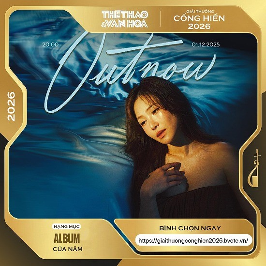 SOOBIN và CONGB dẫn đầu bình chọn chung cuộc tại Giải thưởng Cống hiến 2026 ảnh 4