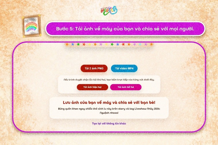 ID Card “Back to me” - Chiếc “căn cước” đưa khán giả nhập vai vào thế giới của Liveshow Nhảy 2026: Nguệch ảnh 10