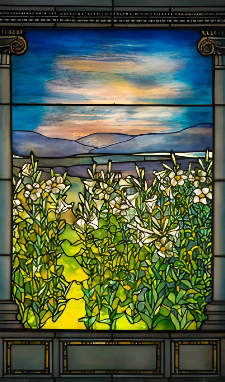 Cánh đồng hoa ly của Tiffany: Khi ánh sáng trở thành trải nghiệm tinh thần ảnh 8