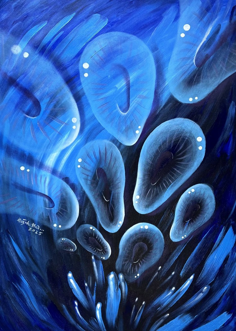 Triển lãm “Eternal Blue”: Khi sắc xanh trở thành ngôn ngữ của nội tâm ảnh 7