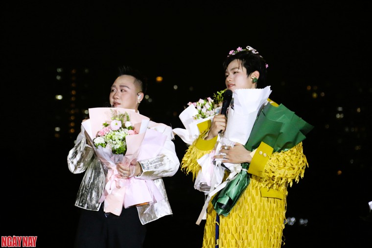 Dưới ánh trăng Hà Nội, Trung Quân và Bùi Trường Linh kể chuyện “Yêu người có ước mơ” ảnh 9
