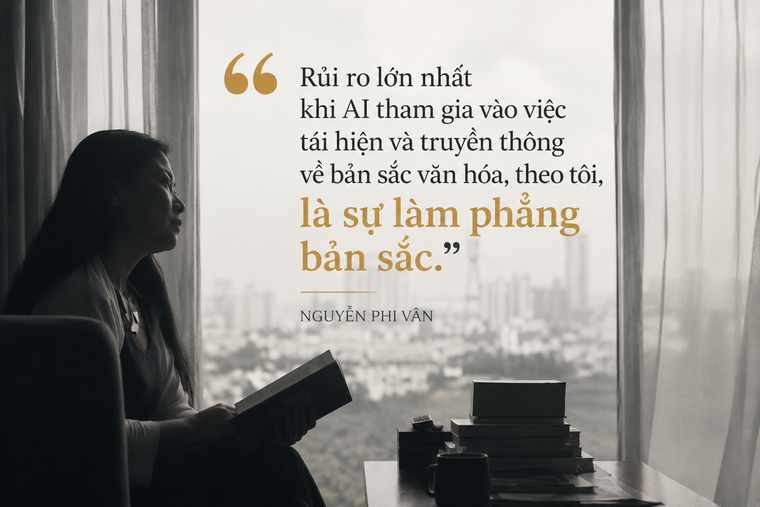 Nguyễn Phi Vân: AI có thể thay đổi cách làm văn hóa, nhưng không thể thay con người kể chuyện ảnh 3