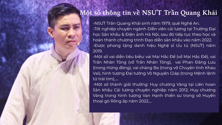 NSƯT Trần Quang Khải: Bước chuyển mình táo bạo với vở Xiếc - Cải lương Trần Nhân Tông ảnh 6
