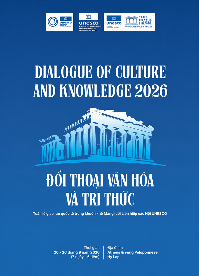 Liên hiệp các Hội UNESCO Việt Nam tham dự chương trình Đối thoại Văn hóa và Tri thức 2026 tại Hy Lạp ảnh 1